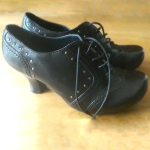 Hush Puppies Edith 8 US Wide New Black Leather